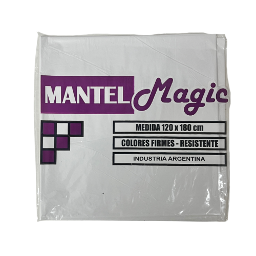 Mantel Liso Blanco 120cm x 180cm