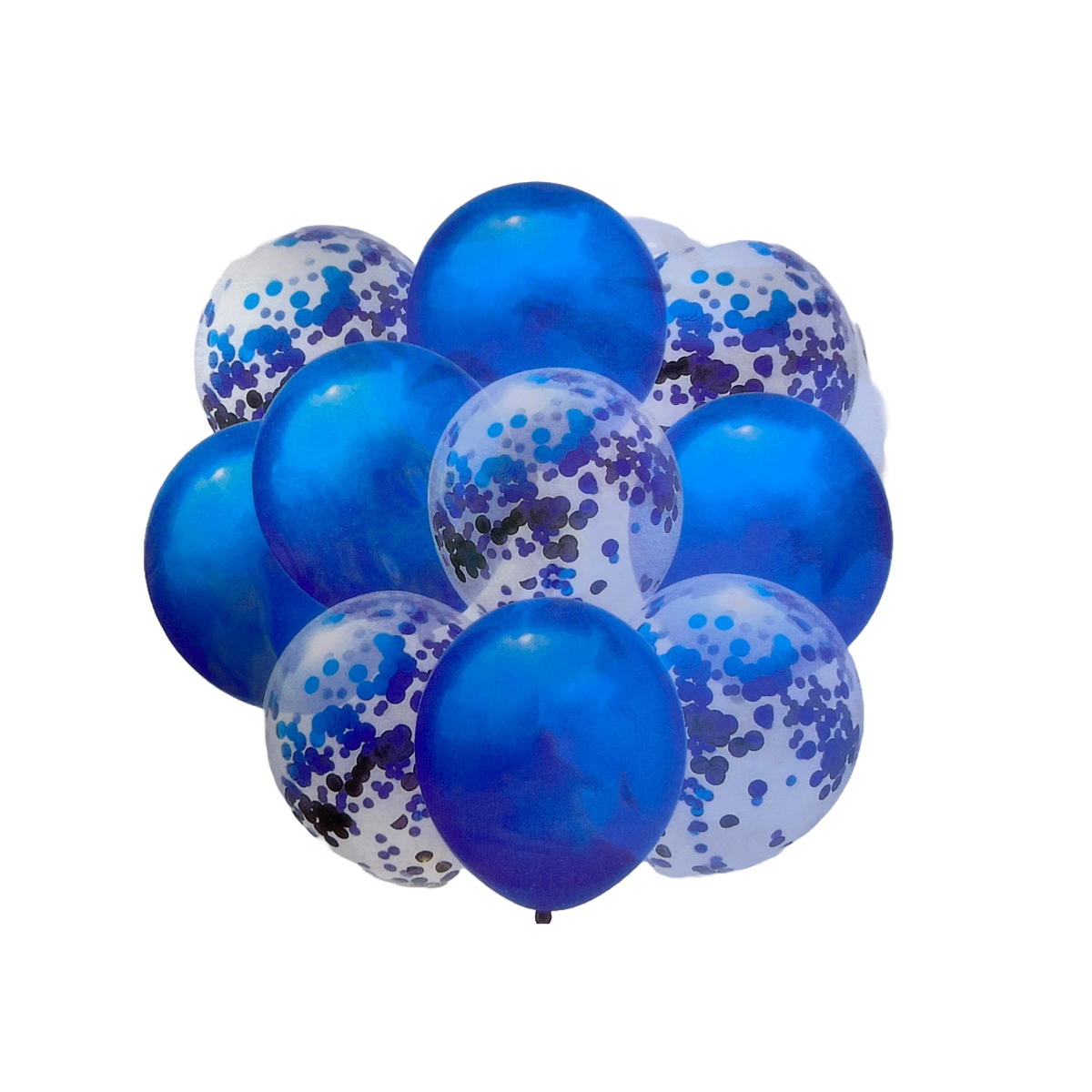 Set de globos Azul 10 piezas x1