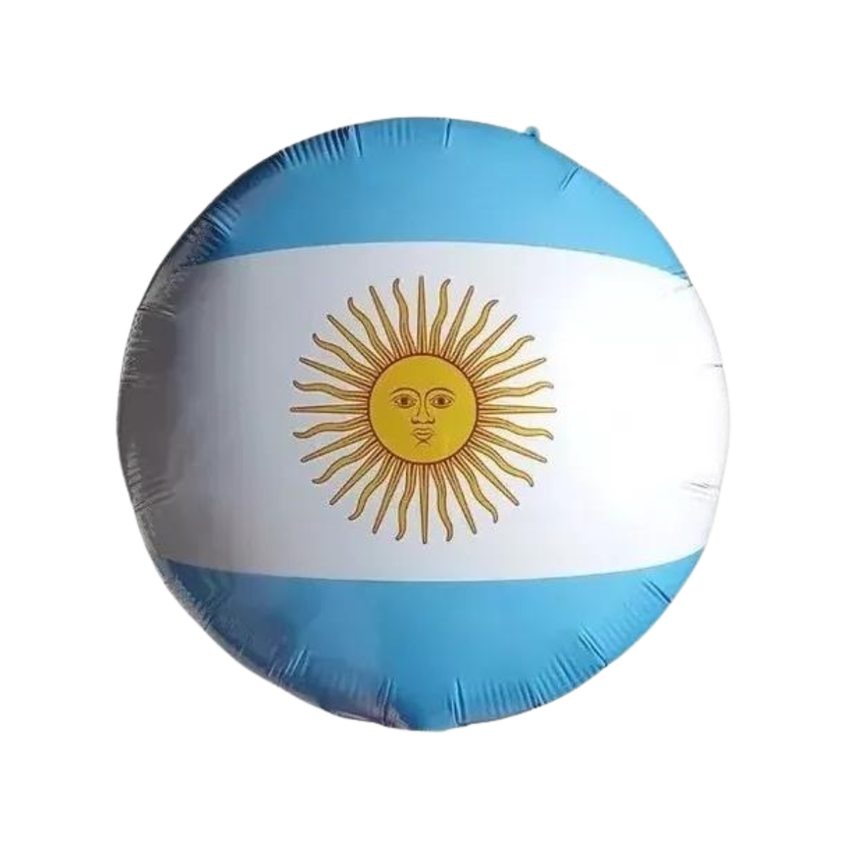 Globo redondo bandera argentina 18″ 46cm