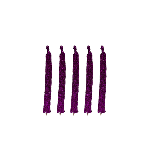 Velas Corta Violeta X 5 Unidades