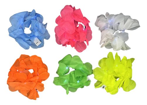 5 Pulseras Hawaiana Led Luminoso Cotillon Fiesta - Imagen 3