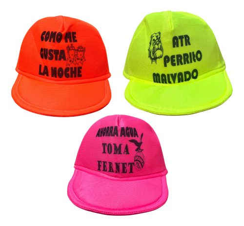 Combo 5 Viseras Gorras Economica Con Frase Cotillon Carioca