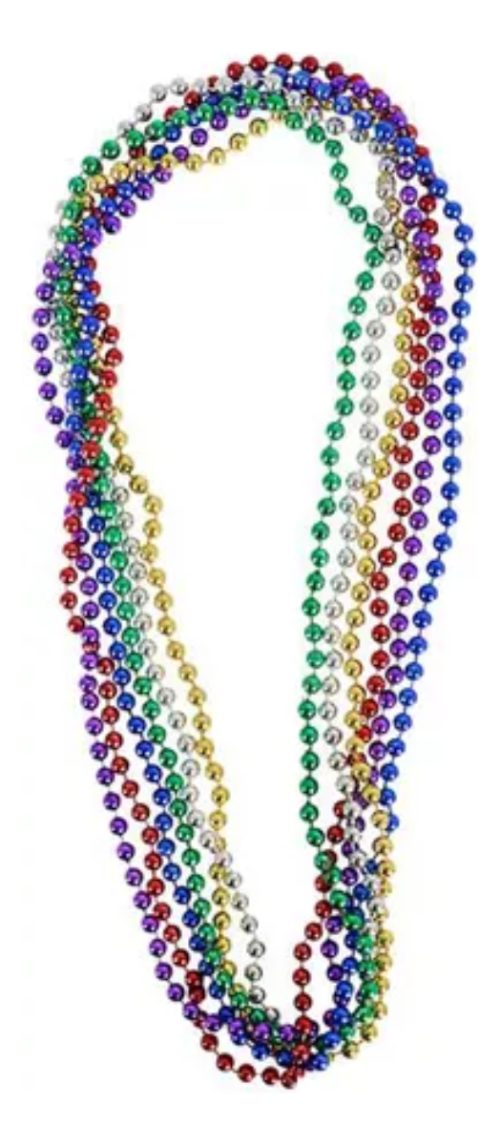 Pack 5 Collares Perlas Cotillon Carioca Fiesta - Imagen 7