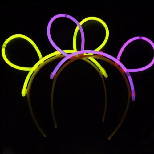Vincha Luminosa Neon Quimica Cotillon Luminoso - Imagen 3