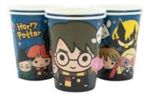 Vasos Descartables X8 Cumpleaños Infantil Disney Personajes - Imagen 7