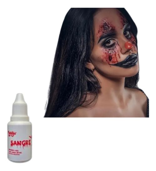 Sangre Falsa No Tóxica Efectos Especiales Halloween 20ml - Imagen 2