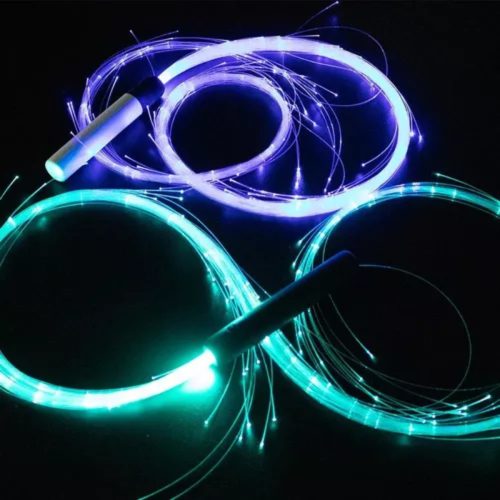 Latigo Led Fibra Óptica Con Luz Cotillon Luminoso Led Whip - Imagen 4