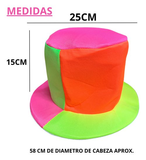 Combo 5 Galera Fluo Gorro Gorra Casamiento Cotillon Carioca - Imagen 2