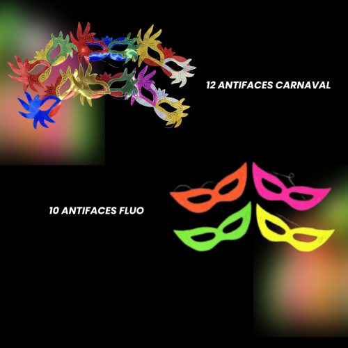 Combo Cotillon Luminoso Fluo 100 Personas Evento Fiesta - Imagen 4