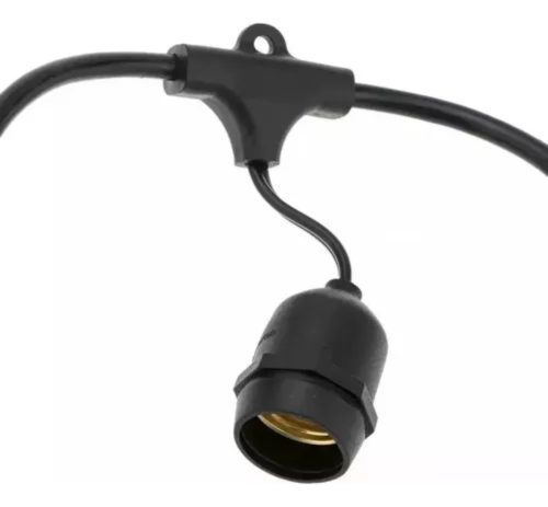 10 Mts Guirnaldas Luces Sellada Lluvia Exterior Ip65 S/luces - Imagen 2