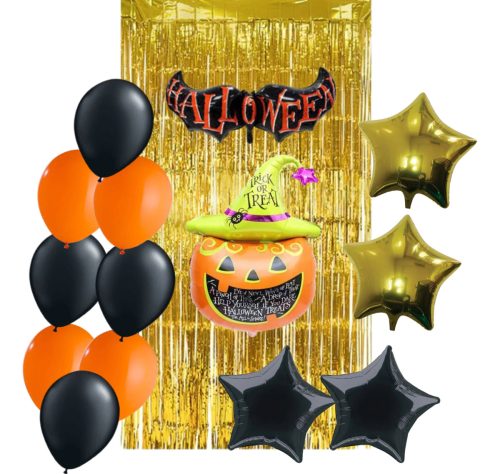 Combo Halloween Decoración Fiesta Globos