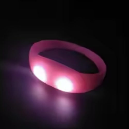 Pulsera De Goma Led X 6 Silicona Luminoso Luces Cotillon - Imagen 4