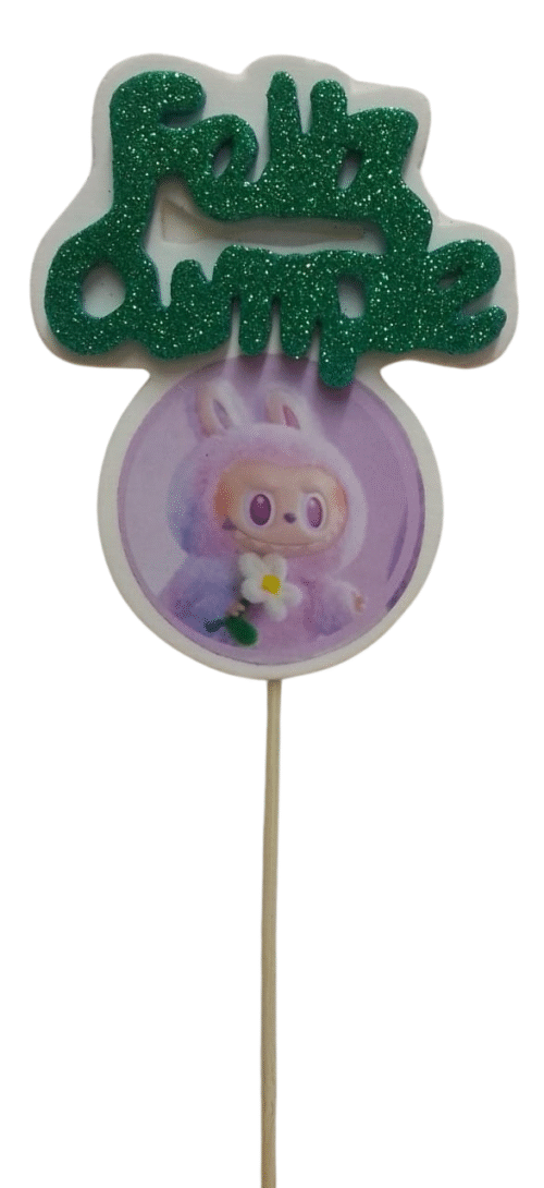 Adorno De Torta Topper Pinches Labubu Decoracion