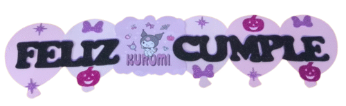 Cartel Goma Eva de Kuromi